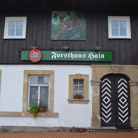 Restaurant & Pension Forsthaus Hain Kurort Oybin Buitenkant foto